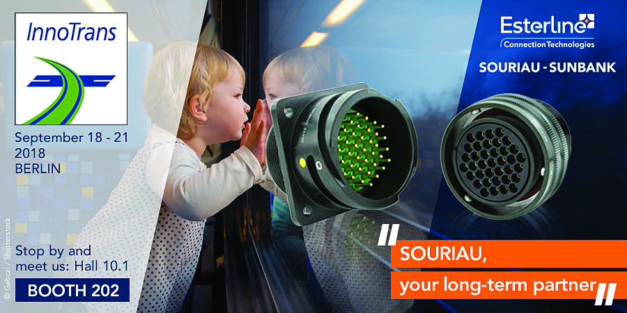 Esterline Connection Technologies - SOURIAU: more than 50 years of know-how in the development of connectors for the rail transport industry.